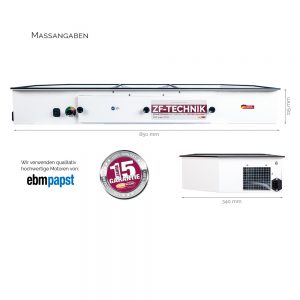 Staubabsaugung Taifun 2 Maße